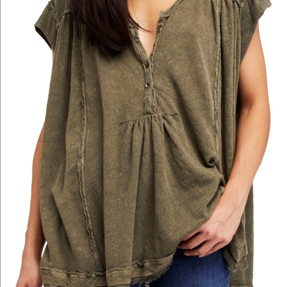 Free People Tops - Free People We Are the Free Aster Henley